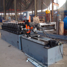 Goujon en métal de cloison sèche et rouleau de voie formant la machine